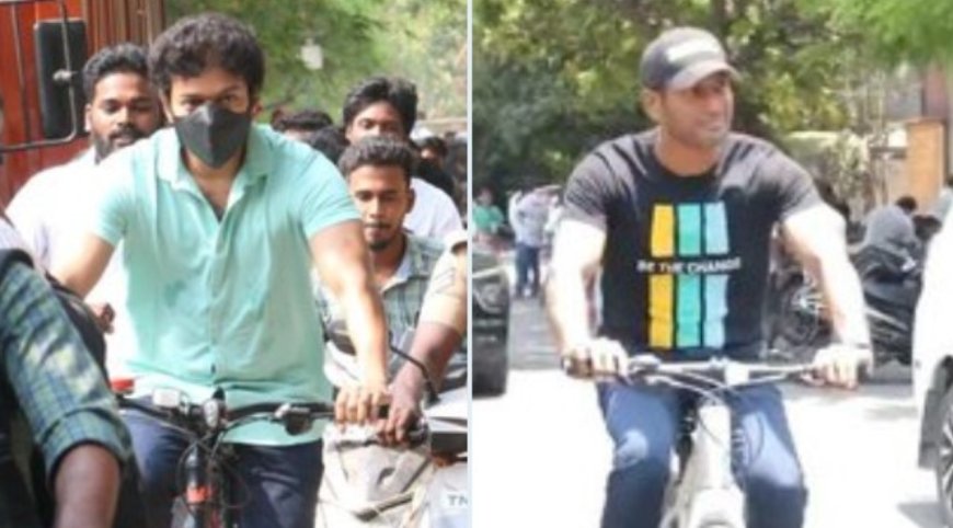 Vishal: விஜய் ரூட்டில் சைக்கிளில் வாக்களிக்கச் சென்ற விஷால்… கண்டுகொள்ளாத ரசிகர்கள்!