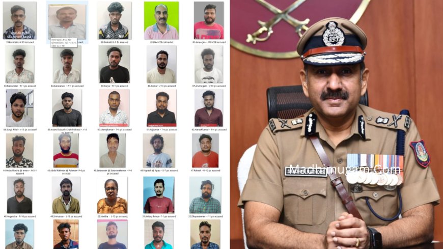 சட்ட விரோத செயல்களில் ஈடுபட்டால் குண்டாஸ்.. சென்னையில் 109 பேர் மீது  நடவடிக்கை..  சென்னை காவல் ஆணையர் அதிரடி
