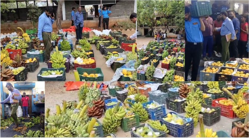 கோயம்பேட்டில் அதிகாரிகள் திடீர் ரெய்டு..!ரசாயனம் மூலம் பழுக்கவைக்கப்பட்ட 9 டன் பழங்கள் பறிமுதல்.