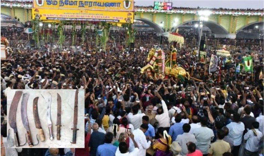 மதுரை சித்திரை திருவிழாவில் அரங்கேறிய வன்முறை - 69 பேர் மீது வழக்குப்பதிவு, 26 பட்டாகத்திகள் பறிமுதல்..!