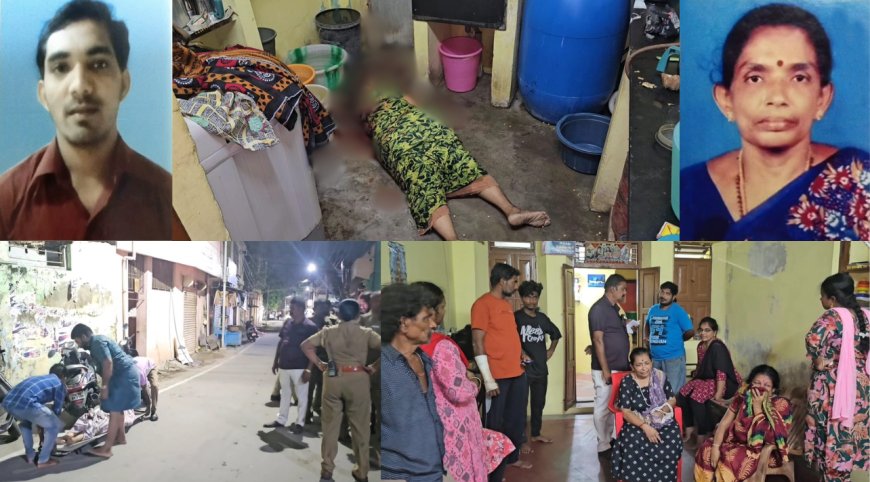 குடும்ப தகராறு... பெற்ற தாயை குத்தி கொன்ற கொடூர மகன்.. அதிர்ச்சியில் தூத்துக்குடி