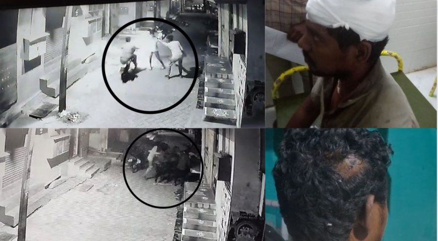 கடைகளை சூறையாடி தாக்குதல்.. சாலையில் சென்றவர் மீது கல்வீச்சு போதை ஆசாமிகள் அட்டூழியம் - CCTV வெளியீடு
