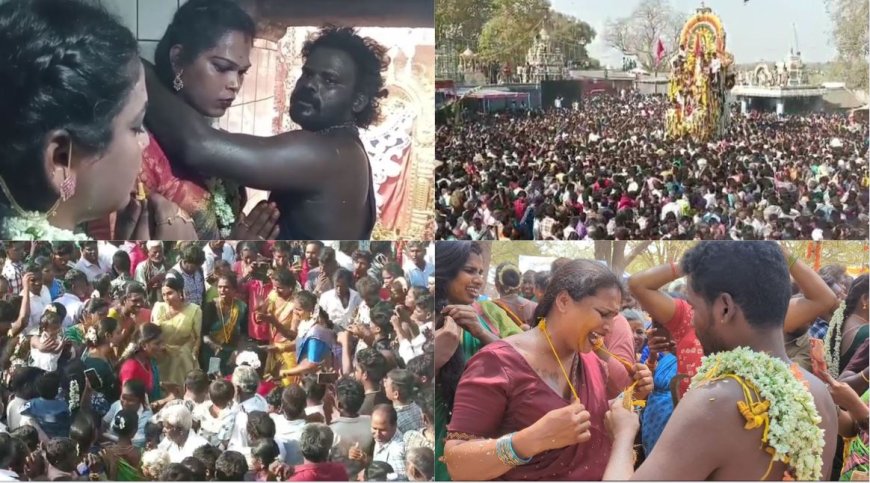 கூவாகம் கூத்தாண்டவர் திருவிழா… அரவான் களப்பலி… ஒப்பாரி வைத்த திருநங்கைகள்