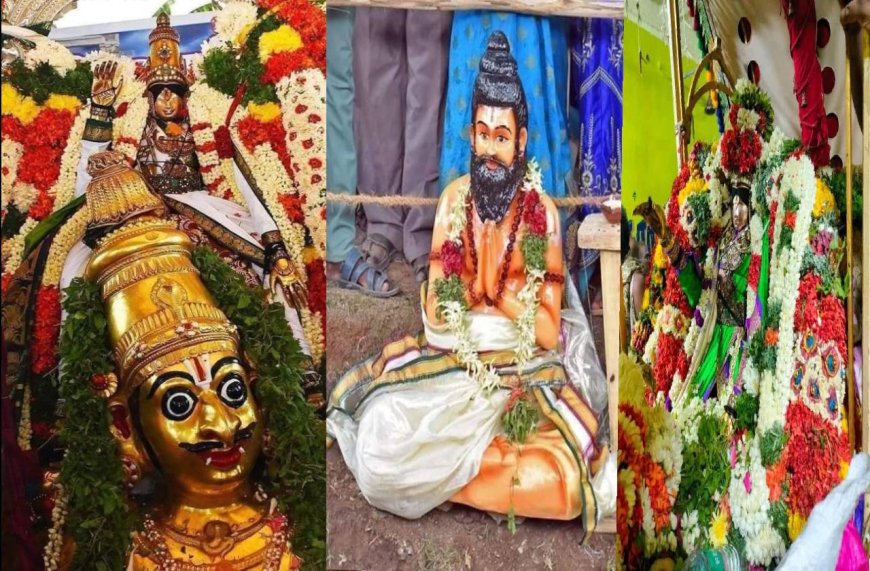 வைகை ஆற்றில் இறங்கி தடம் பார்த்த கள்ளழகர்.. அழகர் மலைக்கு புறப்பட்டார்.. கண்ணீருடன் விடை கொடுத்த மதுரை மக்கள்