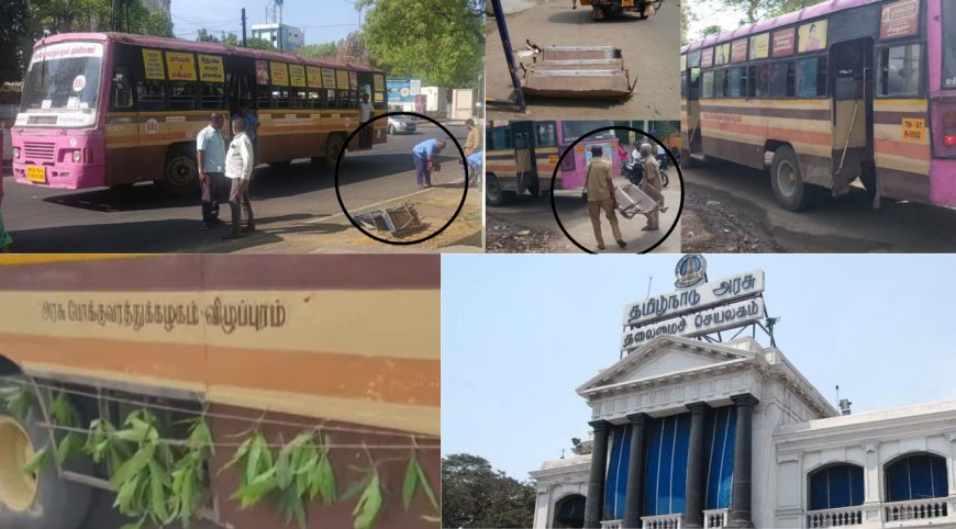 ஓட்டை உடைசல் பேருந்துகள்.. அச்சத்தில் பயணிகள்... உடனே ஆய்வு செய்ய போக்குவரத்து துறை உத்தரவு