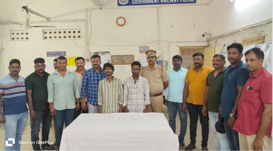 ரயிலில் செயின் பறிப்பு சம்பவங்கள்.. குதித்து தப்பியோடிய கொள்ளையர்கள்.. அதிரடியாக கைது செய்த போலீஸ்