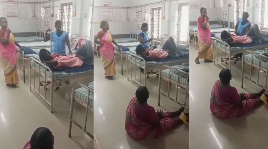 மருத்துவர்கள் பற்றாக்குறை..?  அரசின் ஆல்டர்நேட் பிளான்..?  சிகிச்சையளித்த தூய்மை பணியாளர்