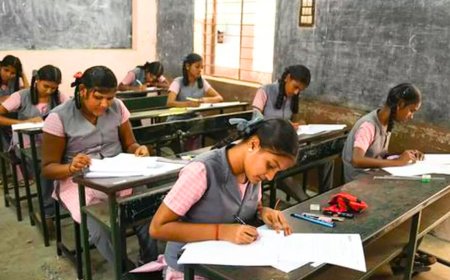 10-ம் வகுப்பு பொதுத்தேர்வு முடிவுகள் ரிலீஸ்..91.55% பேர் தேர்ச்சி.. மாணவிகளே டாப்!