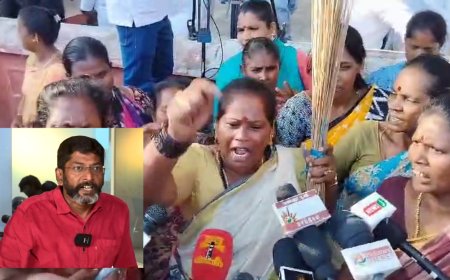 சவுக்கு சங்கருக்கு பெண்கள் எதிர்ப்பு... பறந்த செருப்புகள்.. போர்க்களமான எழும்பூர் நீதிமன்றம்