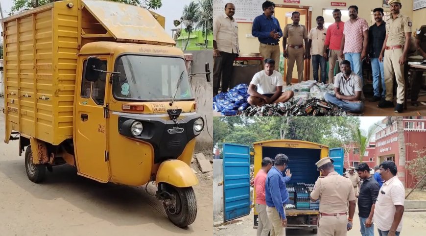 முட்டை வண்டியில் மூட்டை மூட்டையா குட்கா..  பப்ளிக்கா சட்டவிரோத செயல்..சோதனையில் சிக்கிய சகோதரர்கள்..