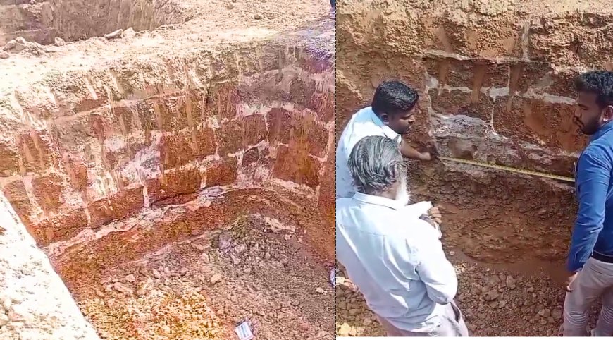 வடலூரில் புராதன கட்டுமான எச்சம்..? தொல்லியல் துறை ஆய்வு