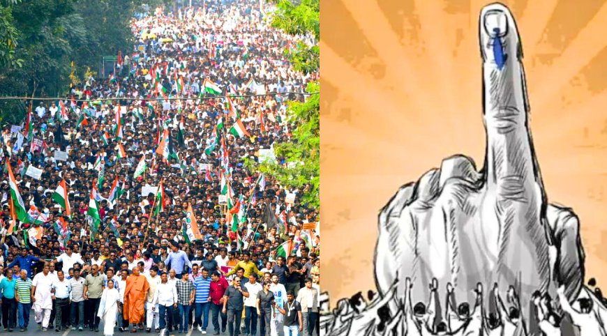 4-ம் கட்ட தேர்தல்.. அனல் பறக்கும் பரப்புரை இன்றுடன் ஓய்வு.. அரசியல் கட்சிகள் தீவிர வாக்கு சேகரிப்பு
