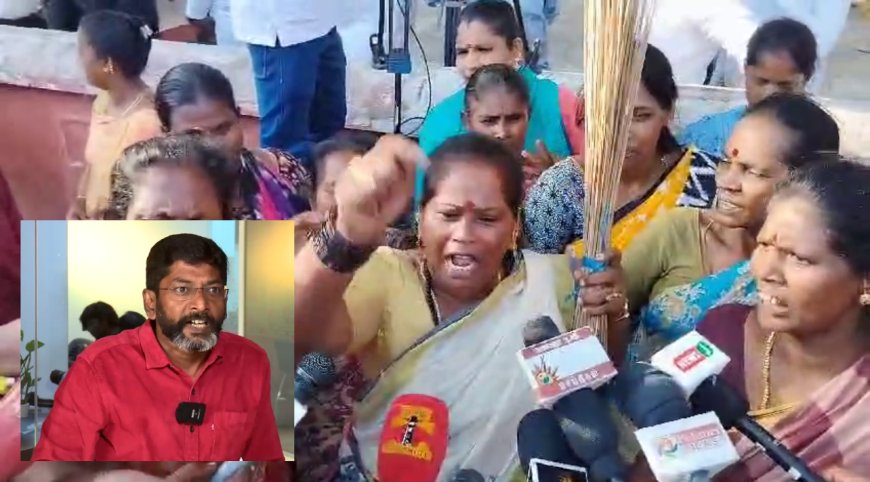 சவுக்கு சங்கருக்கு பெண்கள் எதிர்ப்பு... பறந்த செருப்புகள்.. போர்க்களமான எழும்பூர் நீதிமன்றம்
