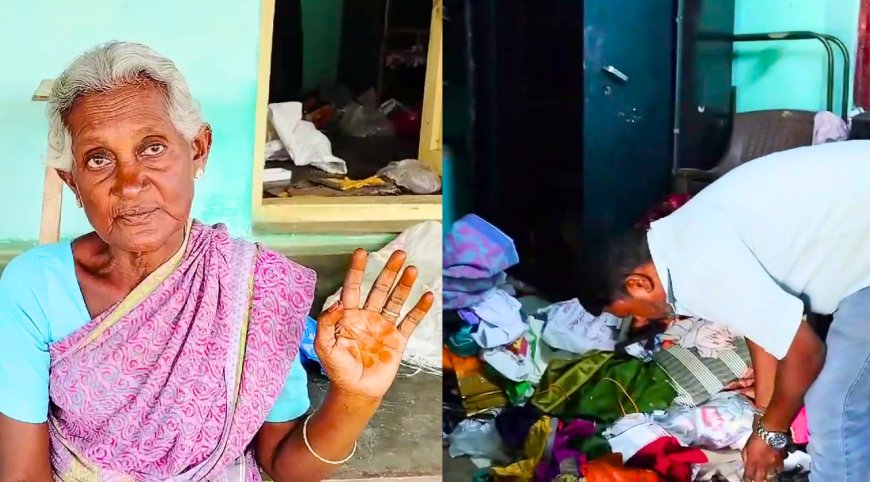 திருப்பூரில் மூதாட்டியின் கழுத்தில் கத்தியை வைத்து பணம், நகை கொள்ளை.. அடுத்து நடந்த காமெடி..