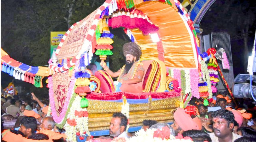 தருமபுரம் ஆதீனத்தில் பட்டினப் பிரவேச நிகழ்ச்சி.. எப்போது தெரியுமா?..