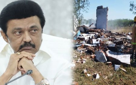 சாத்தூர் பட்டாசு ஆலை வெடி விபத்து.. 4 பேர் மரணம்.. பலர் படுகாயம்.. முதல்வர்  நிவாரண உதவி