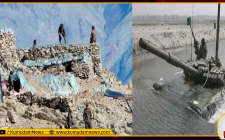லடாக்கில் ஆற்றைக் கடந்த 5 ராணுவ வீரர்கள்.. வெள்ளத்தில் சிக்கி உயிரிழந்த சோகம்.. தலைவர்கள் இரங்கல்