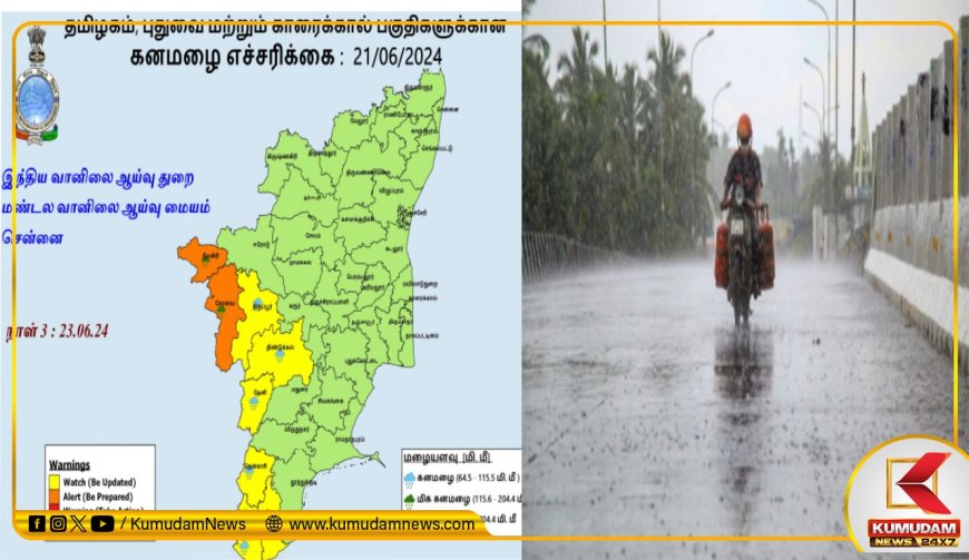 தமிழ்நாட்டில் தட்டி எடுக்கப்போகும் மழை.. ஆரஞ்ச் அலர்ட் விடுத்த வானிலை மையம்.. உஷார் மக்களே!