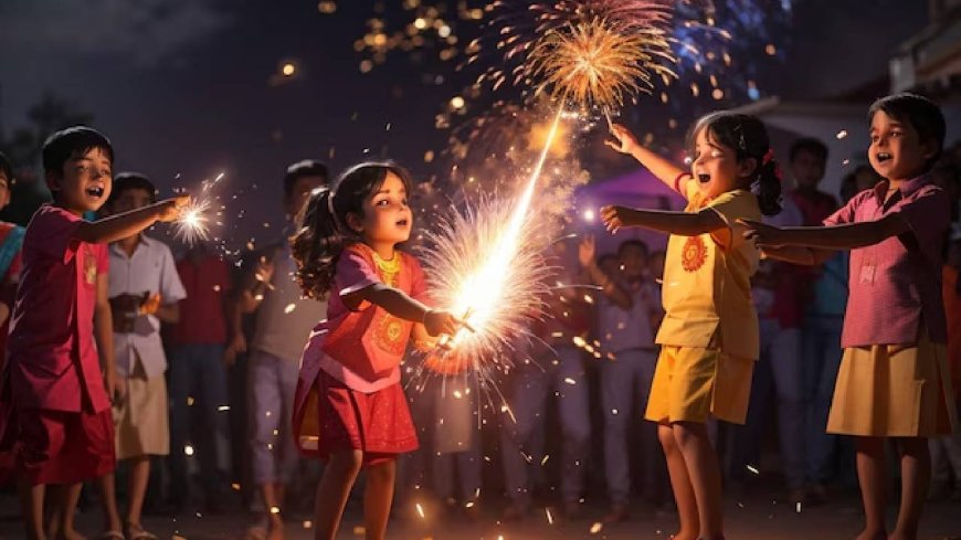 நாடு முழுவதும் தீபாவளி பண்டிகை கோலாகல கொண்டாட்டம்.. பட்டாசுகள் வெடித்து உற்சாக கொண்டாட்டம்