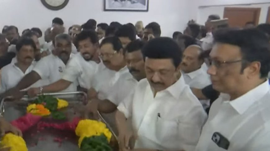 ஈவிகேஎஸ் இளங்கோவன் மறைவு- முதலமைச்சர் நேரில் அஞ்சலி