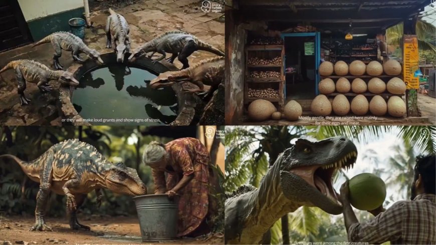 டைனோசர் வளர்ப்பு: வருஷத்துக்கு 300 முட்டை.. கைநிறைய லாபம்- இணையத்தை கலக்கும் சேட்டன்ஸ்