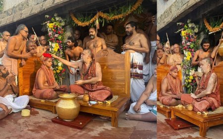காஞ்சி சங்கர மடத்தின் இளைய மடாதிபதியாக ஸ்ரீ சத்திய சந்திரசேகரேந்திர சரஸ்வதி சுவாமிகள் பொறுப்பேற்பு