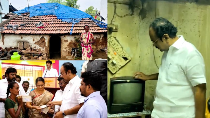 வீடற்ற பெண்ணின் கோரிக்கை: 6 மாதத்தில் தீர்வு கண்ட அமைச்சர் தங்கம் தென்னரசு