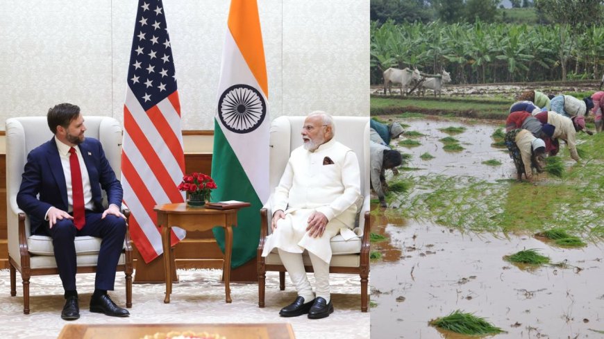 இந்தியா வந்துள்ள அமெரிக்க துணை அதிபர்- மத்திய அரசுக்கு தமிழக விவசாயிகள் முக்கிய கோரிக்கை