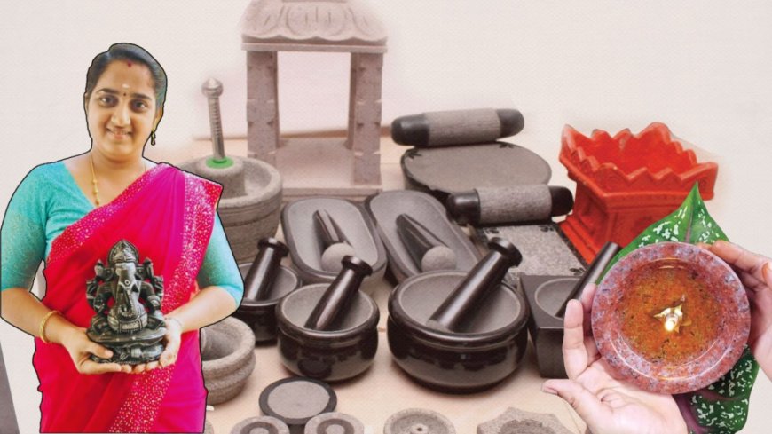 அம்மிக்கல்- ஆட்டுக்கல் பிசினஸில் கோடிகளில் டர்ன் ஓவர்: தொழில் முனைவோராக அசத்தும் பிரியங்கா