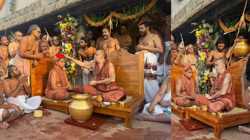 காஞ்சி சங்கர மடத்தின் இளைய மடாதிபதியாக ஸ்ரீ சத்திய சந்திரசேகரேந்திர சரஸ்வதி சுவாமிகள் பொறுப்பேற்பு