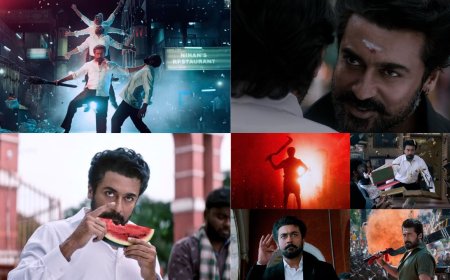 ப்ரஷ் காம்போவில் வெளியானது சூர்யாவின் ’கருப்பு’ திரைப்படத்தின் டீசர்!