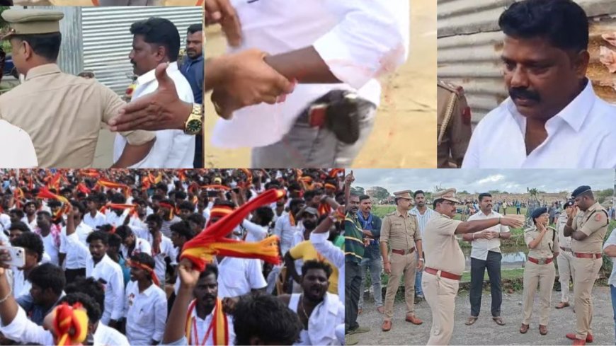 தவெக தலைவர் விஜய் உயிருக்கு அச்சுறுத்தல் ? : புதுச்சேரி கூட்டத்திற்கு துப்பாக்கியுடன் வந்த நபரால் பரபரப்பு