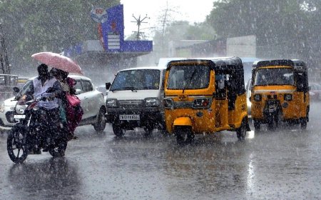 சென்னை உள்பட  7 மாவட்டங்களில் நாளை கனமழை பெய்யும்: வானிலை மையம் எச்சரிக்கை 