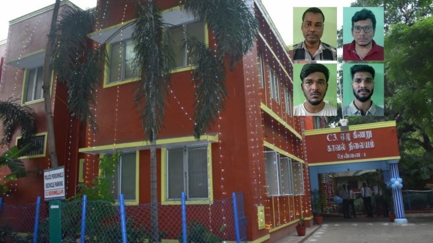 மெத்தபெட்டமைன் போதைப்பொருள் சப்ளை: 4 பேர் அதிரடியாக கைது 