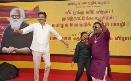 பவள விழா பாப்பா, பழைய டப்பா, அநீதி, அராஜகம், தில்லுமுல்லு: திமுக மீது விஜய் சரமாரி அட்டாக்