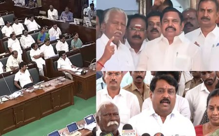 இடைக்கால பட்ஜெட் பதிலுரை: அதிமுக புறக்கணிப்பு, பாஜக வெளிநடப்பு 