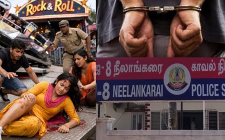பிரபல பொழுதுபோக்கு பூங்காவில் விபத்து,  ராக் & ரோல் ராட்டினத்தில் தவறி விழுந்து கல்லூரி மாணவி படுகாயம்