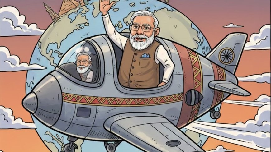 பிரதமர் மோடி வெளிநாட்டு பயண செலவு எவ்வளவு தெரியுமா ? 2021-25 ஆண்டுகளில்  ரூ.462 கோடி