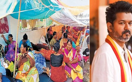 "தி.மு.க. பாதையிலா விஜய்? கொந்தளிக்கும் தூய்மைப் பணியாளர்கள்!"