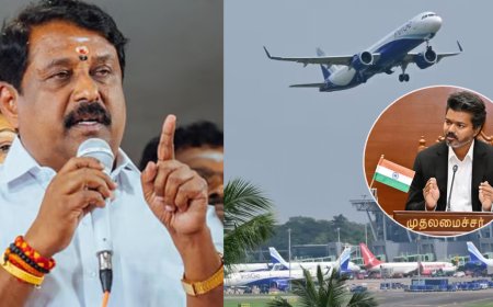 பரந்தூர் விமான நிலையம்: 'வளர்ச்சியை தடுக்காதீர்கள்'... விஜய் அரசை விமர்சித்த நயினார் நாகேந்திரன்