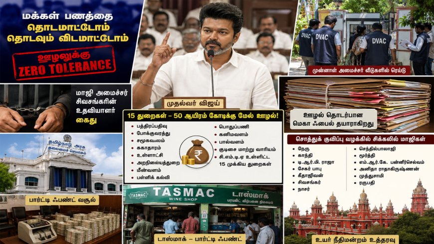 50 ஆயிரம் கோடி ஊழல் ஃபைல்? 12 முன்னாள் அமைச்சர்களுக்கு வளையும் வலை... விஜய் அரசின் அடுத்த அதிரடி!