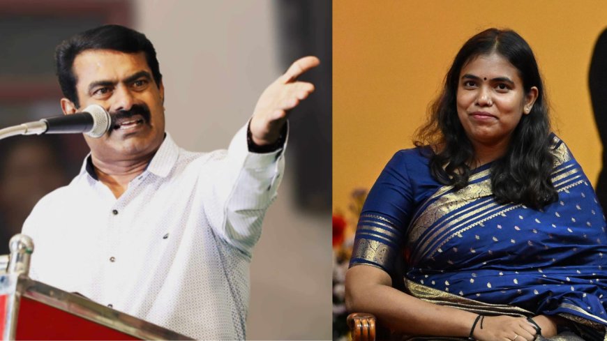 ”அதிமேதாவி… அப்போ சட்டமன்ற Last Benchers அறிவில்லாதவர்களா?”  - சீமான் காட்டம்..!