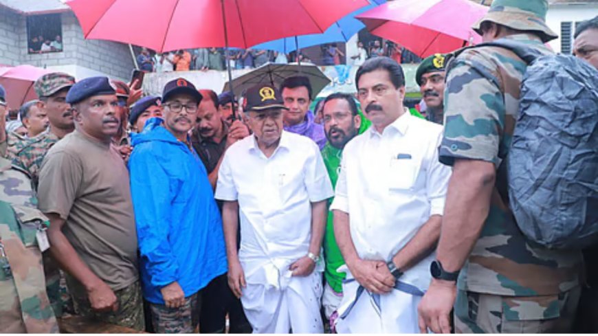 வயநாட்டில் பினராயி விஜயன் ஆய்வு... மீட்புப் பணிகள் குறித்து அதிகாரிகளுடன் ஆலோசனை...