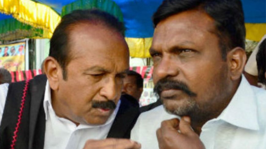 நோபல் பரிசு சர்ச்சைக்கு Full Stop... திருமாவளவனை பற்றி பேசியதை வாபஸ் பெற்ற வைகோ!
